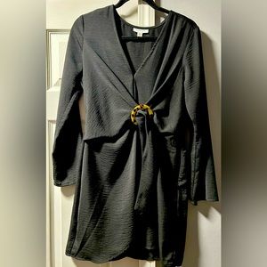 Topshop Women’s Long sleeve Black Dress Size 6